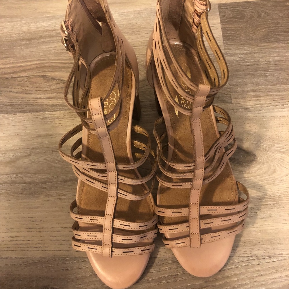 Nude sandal Heels